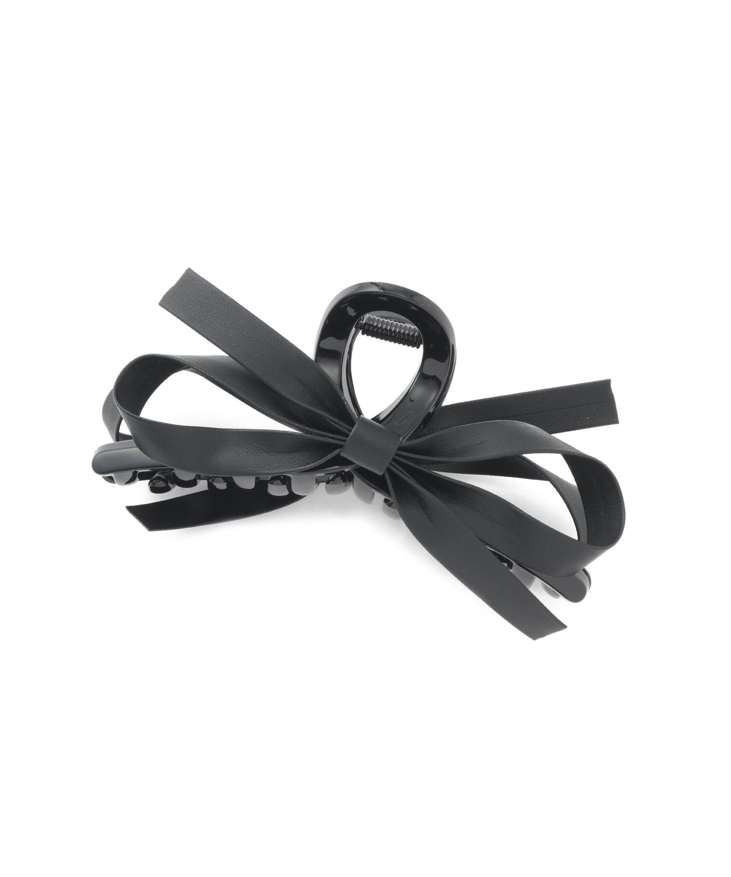 ROPE PICNIC PASSAGE「シンセティックレザーリボンヘアバンスクリップ」|その他|