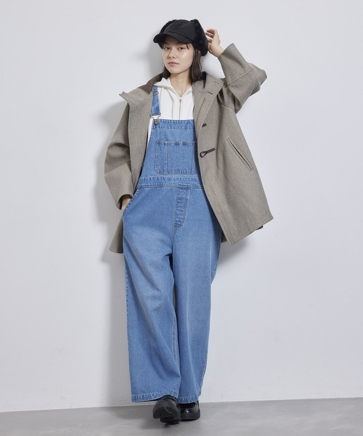 Rope&rsquo;Picnic「ジャージメルトンオーバーダッフルコート」|ダッフルコート|