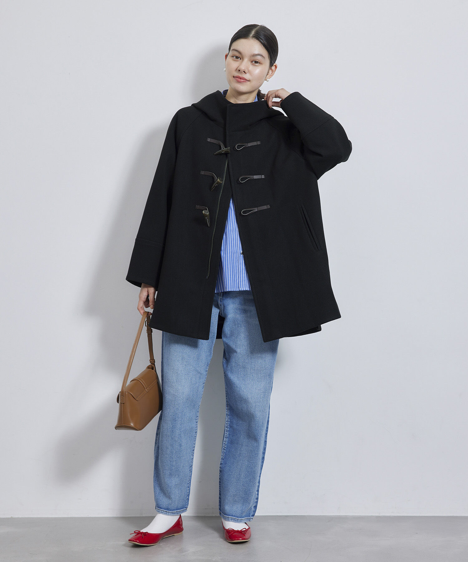 Rope&rsquo;Picnic「ジャージメルトンオーバーダッフルコート」|ダッフルコート|