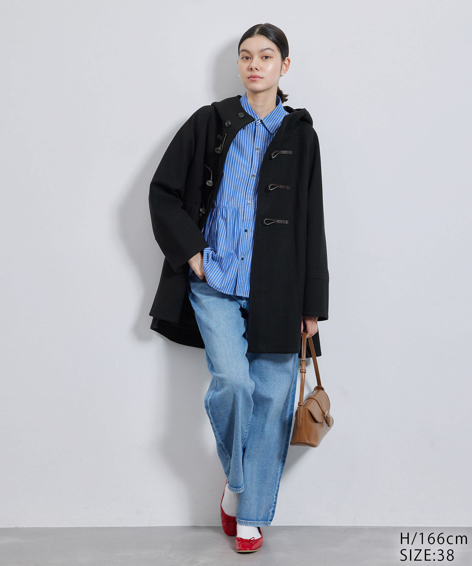 Rope&rsquo;Picnic「ジャージメルトンオーバーダッフルコート」|ダッフルコート|