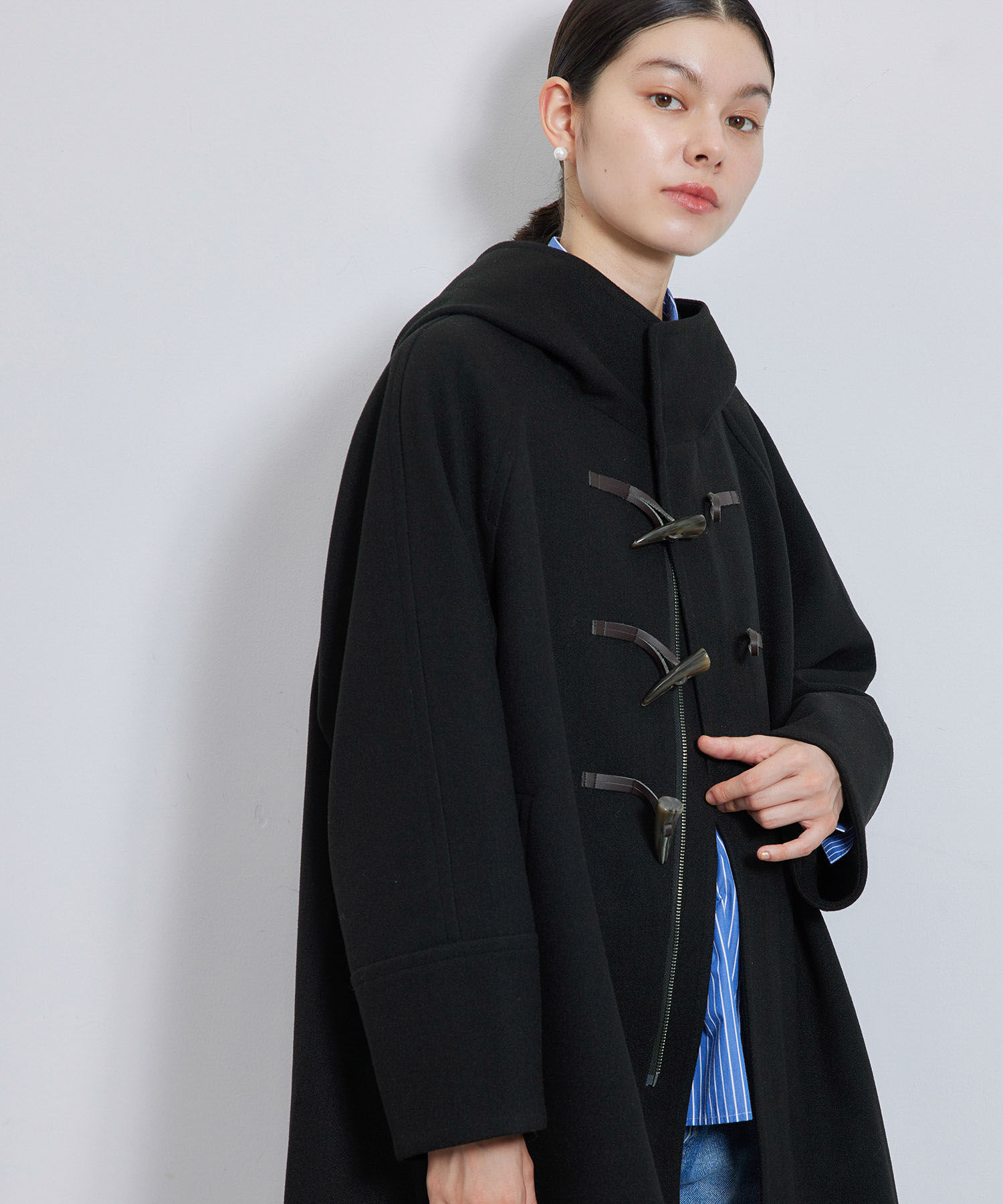 Rope&rsquo;Picnic「ジャージメルトンオーバーダッフルコート」|ダッフルコート|