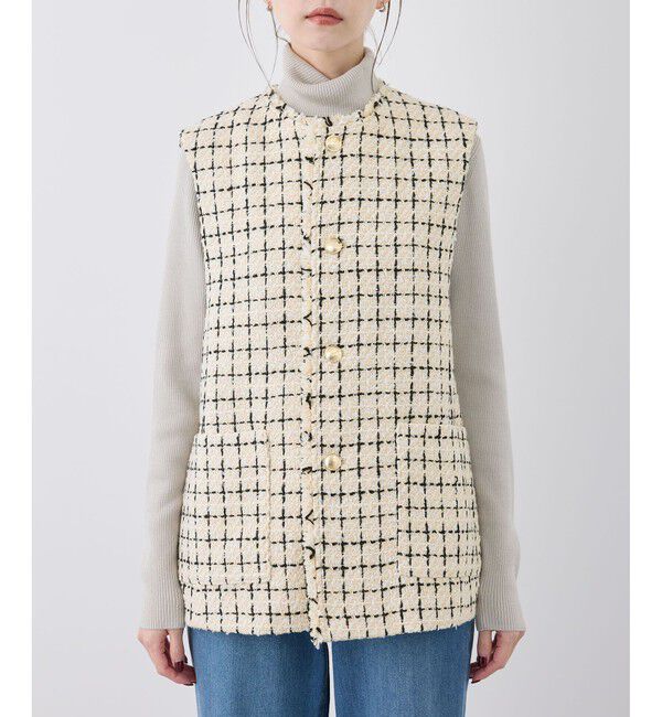 Rope&rsquo;Picnic「ツイードジレベスト」|ベスト・ジレ|