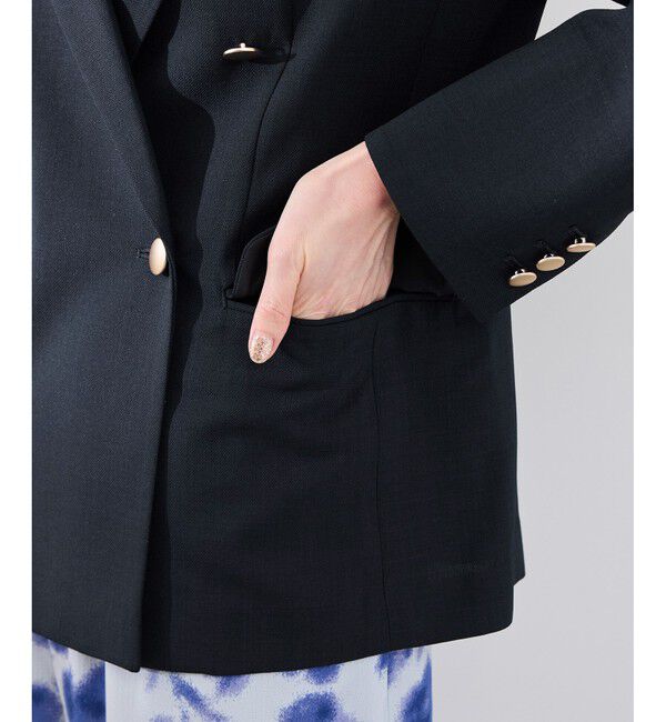 Rope&rsquo;Picnic「【抗菌防臭・接触冷感・UVカット】カナパ金ボタンジャケット/通勤・セットアップ対応」|テーラードジャケット|