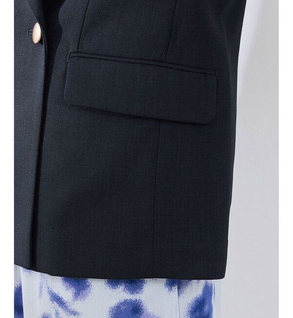 Rope&rsquo;Picnic「【抗菌防臭・接触冷感・UVカット】カナパ金ボタンジャケット/通勤・セットアップ対応」|テーラードジャケット|