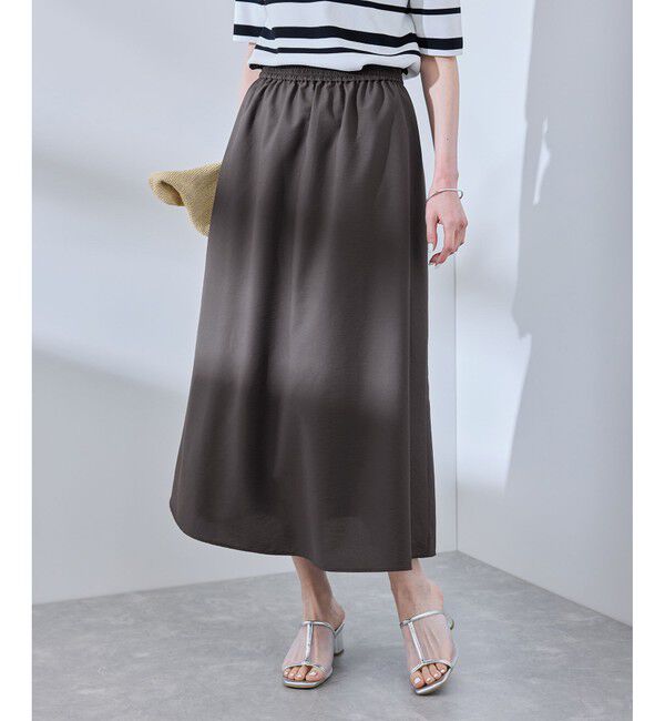 Rope&rsquo;Picnic「【UVケア・遮熱】Comfort Seriesコンフォートシリーズ/着丈が選べるフレアスカート」|スカート|