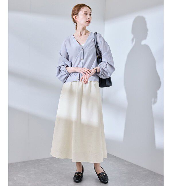 Rope&rsquo;Picnic「【UVケア・遮熱】Comfort Seriesコンフォートシリーズ/着丈が選べるフレアスカート」|スカート|