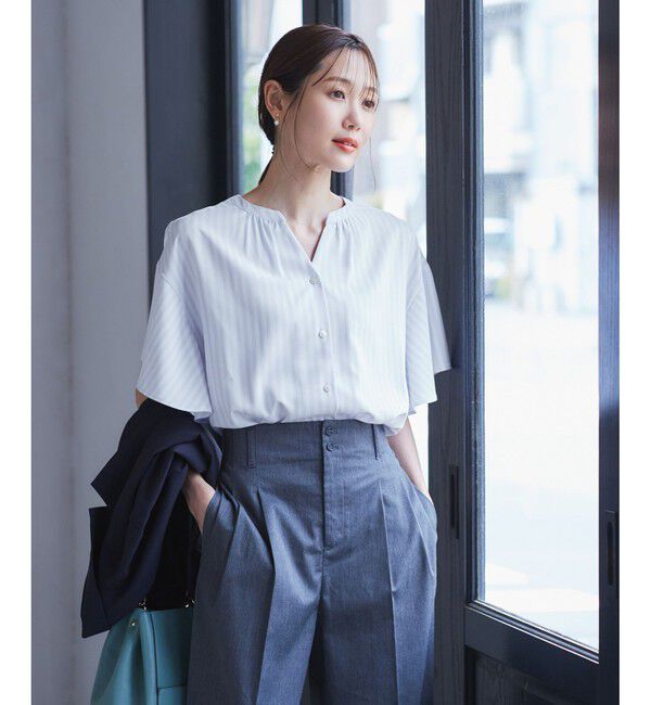 Rope&rsquo;Picnic「フレンチスキッパーブラウス」|シャツ・ブラウス|