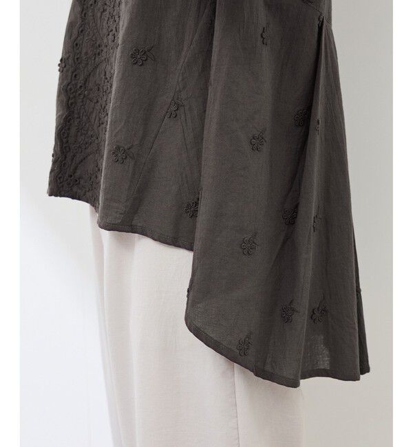 Rope&rsquo;Picnic「3Dレースノースリーブブラウス」|シャツ・ブラウス|