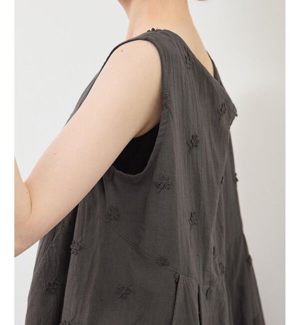 Rope&rsquo;Picnic「3Dレースノースリーブブラウス」|シャツ・ブラウス|