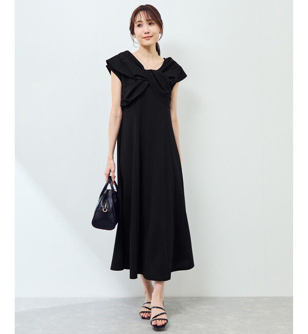 Rope&rsquo;Picnic「【emur/エミュール】ドレープデザインワンピース」|ワンピース|