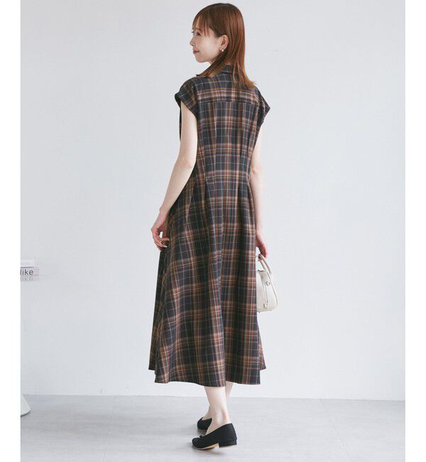 Rope&rsquo;Picnic「ウエストタックチェックアソートワンピース」|ワンピース|