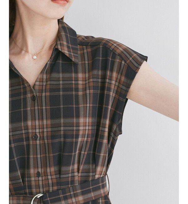 Rope&rsquo;Picnic「ウエストタックチェックアソートワンピース」|ワンピース|