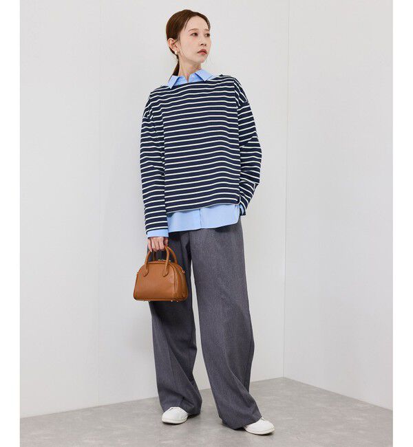 Rope&rsquo;Picnic「ボックスシルエットボーダーカットソー」|Tシャツ・カットソー|