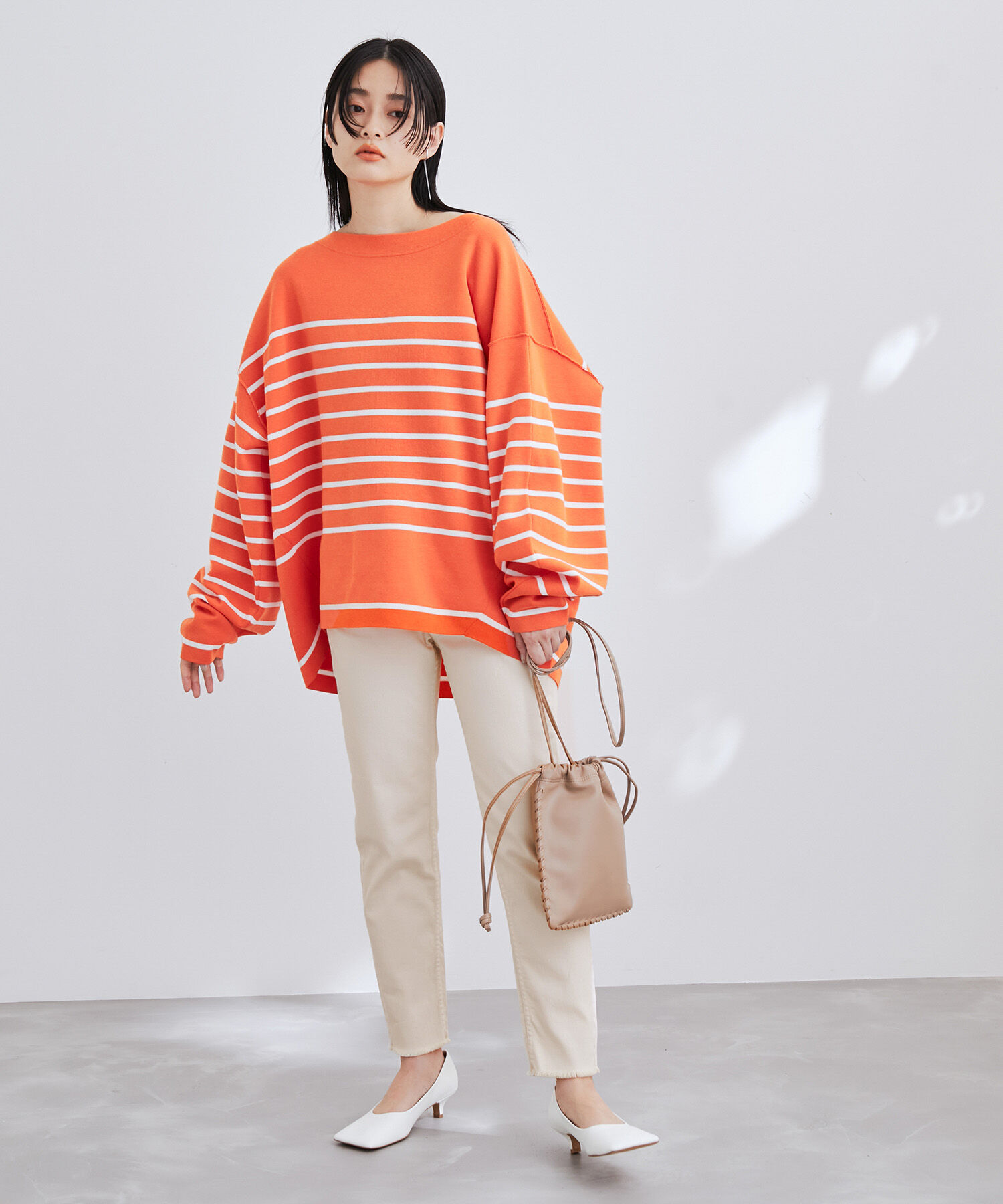 ADAM ET ROPE'「【Healthy DENIM】H. Salt Midrise Tapered」|デニム|