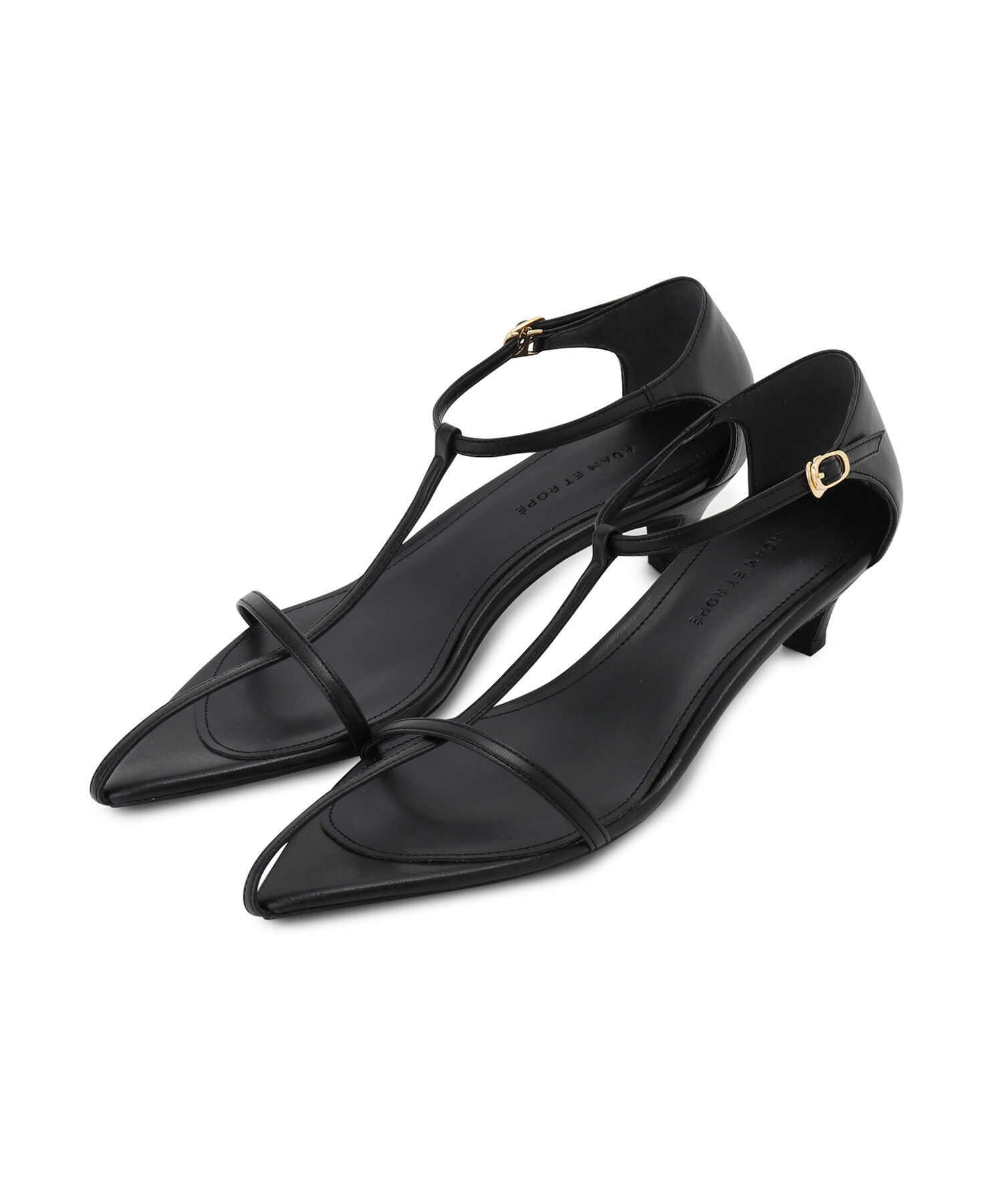 ADAM ET ROPE'「【サステナブル】ナロークロスストラップサンダル」|サンダル|