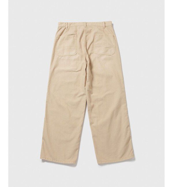 ADAM ET ROPE'「フェード ダック ダブルニー ワイドストレート パンツ」|チノ|