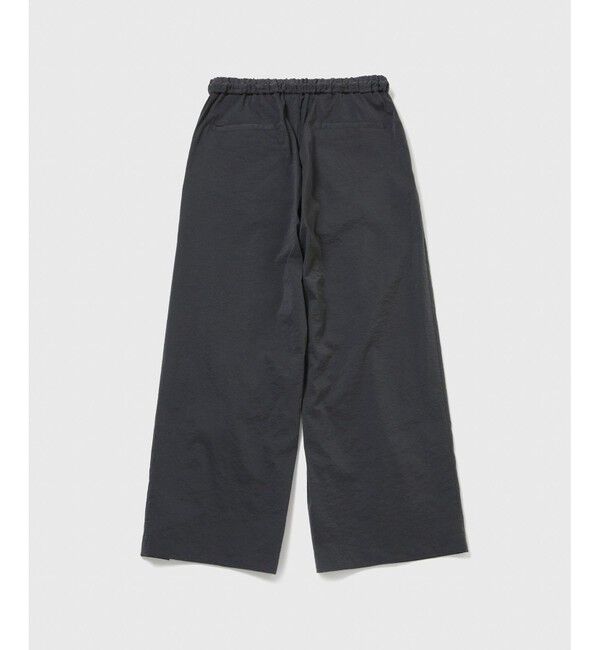ADAM ET ROPE'「ストレッチナイロン ボリューム イージー ワイドパンツ / 接触冷感 / セットアップ対応」|チノ|