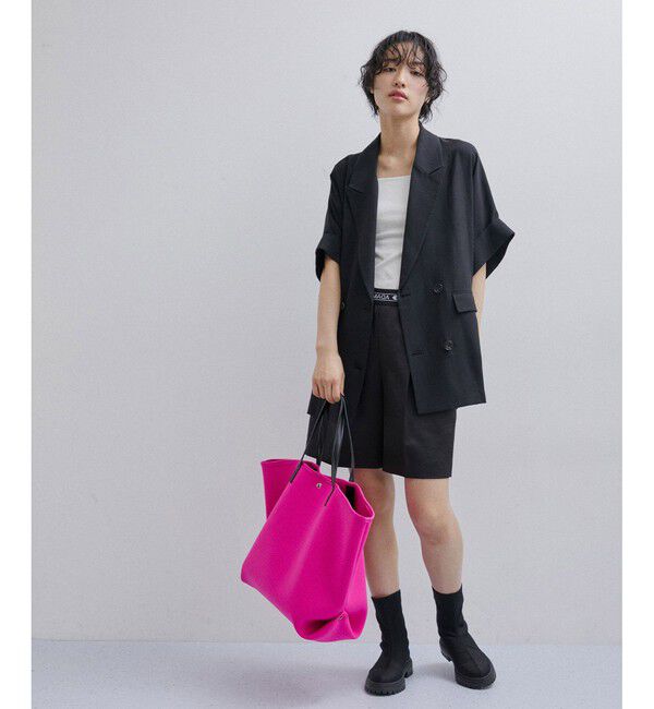 ADAM ET ROPE'「【サステナブル】・【新色追加】ショートスリーブシャツJK」|その他|