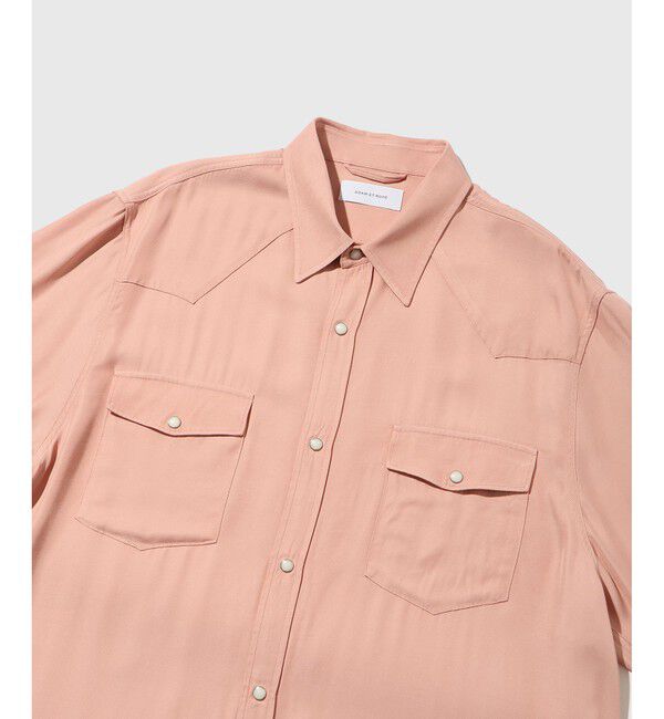 ADAM ET ROPE'「ウエスタン ショートスリーブシャツ」|シャツ・ブラウス|