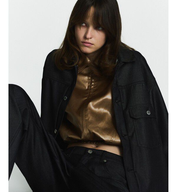 ADAM ET ROPE'「【NIKKE】デニム トラッカー ジャケット / ADAM ET ROPE' JEANS -PERS-」|デニムジャケット|