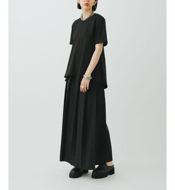 ADAM ET ROPE'「【サステナブル】アシメフレアプルオーバー」|Tシャツ・カットソー|