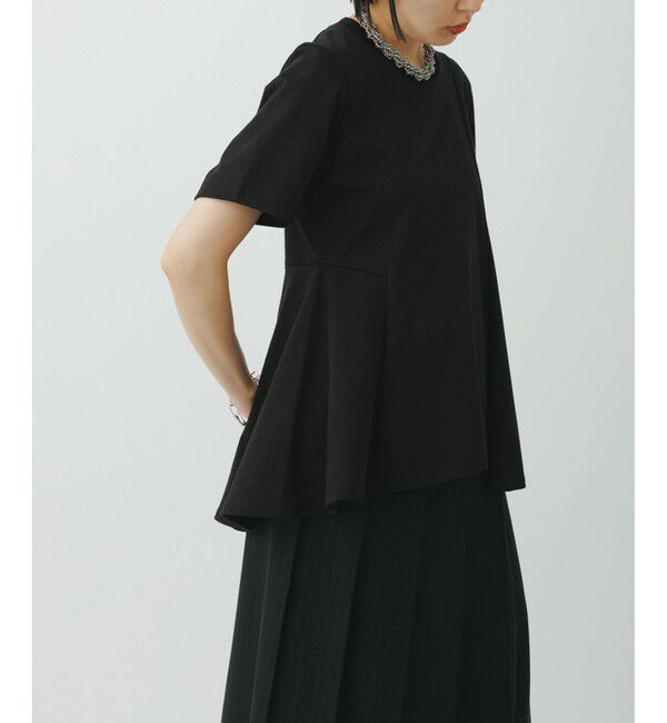 ADAM ET ROPE'「【サステナブル】アシメフレアプルオーバー」|Tシャツ・カットソー|