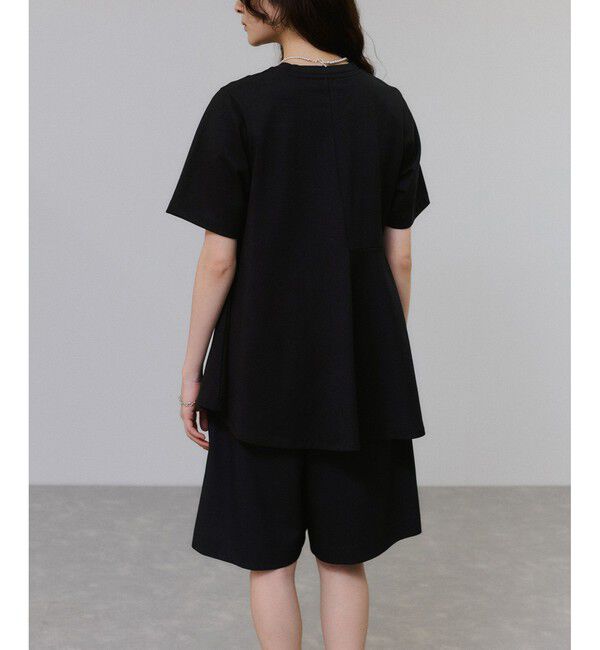 ADAM ET ROPE'「【サステナブル】アシメフレアプルオーバー」|Tシャツ・カットソー|