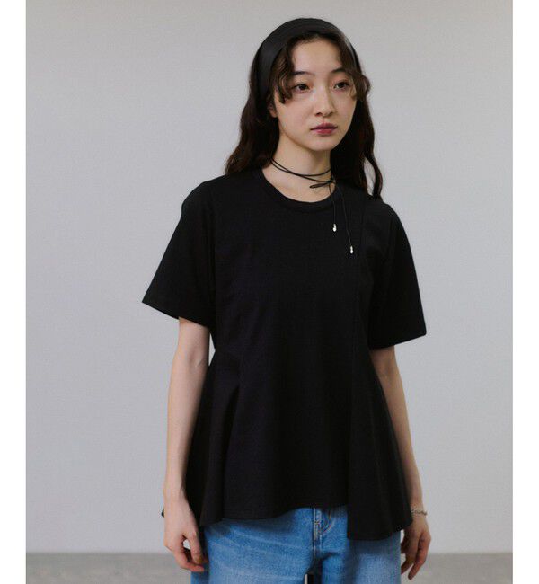 ADAM ET ROPE'「【サステナブル】アシメフレアプルオーバー」|Tシャツ・カットソー|