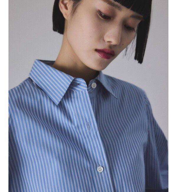 ADAM ET ROPE'「タックスリーブシャツ」|シャツ・ブラウス|