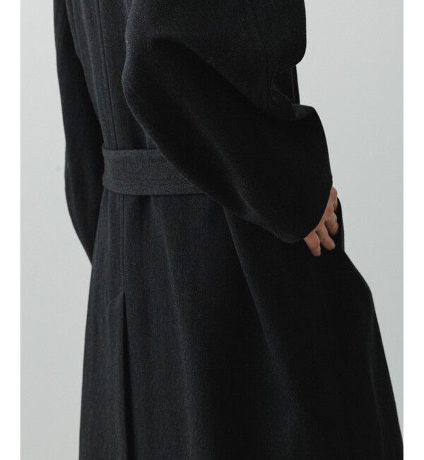ADAM ET ROPE'「【EMOELLE】ハイカラーオーバーサイズコート」|ステンカラーコート|