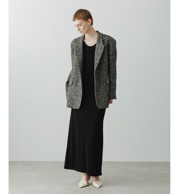 ADAM ET ROPE'「【EMOELLE】オーバーサイズシングルジャケット」|テーラードジャケット|