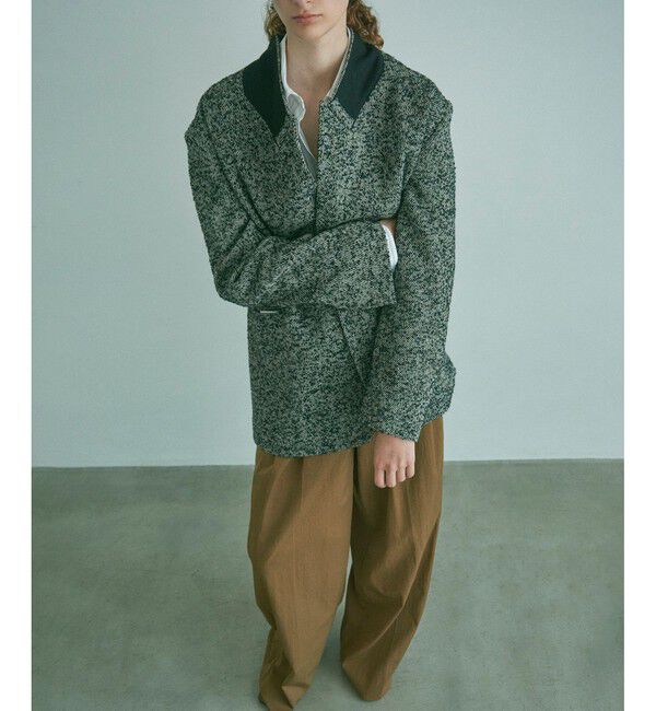 ADAM ET ROPE'「【EMOELLE】オーバーサイズシングルジャケット」|テーラードジャケット|