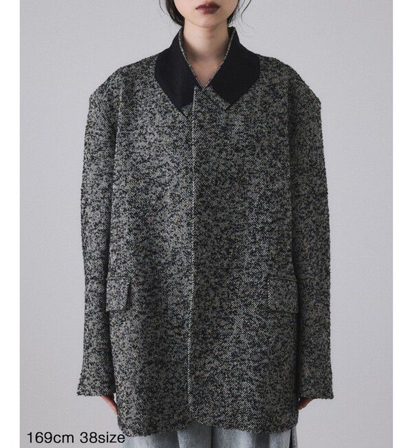 ADAM ET ROPE'「【EMOELLE】オーバーサイズシングルジャケット」|テーラードジャケット|