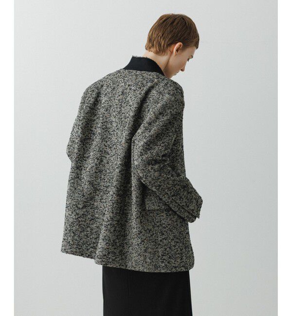 ADAM ET ROPE'「【EMOELLE】オーバーサイズシングルジャケット」|テーラードジャケット|