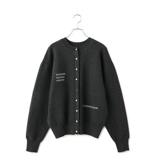 ADAM ET ROPE'「【サステナブル】2WAYスウェットニットカーディガン」|カーディガン|