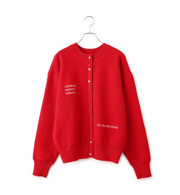 ADAM ET ROPE'「【サステナブル】2WAYスウェットニットカーディガン」|カーディガン|