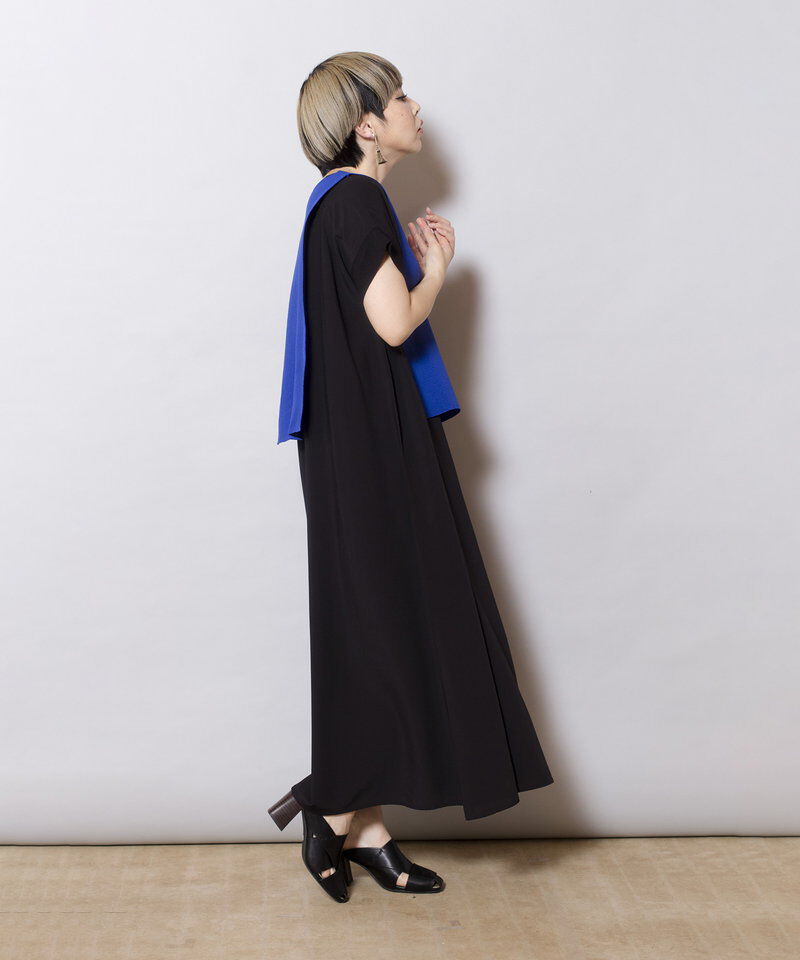  「ニットレイヤードワンピース」|ワンピース|