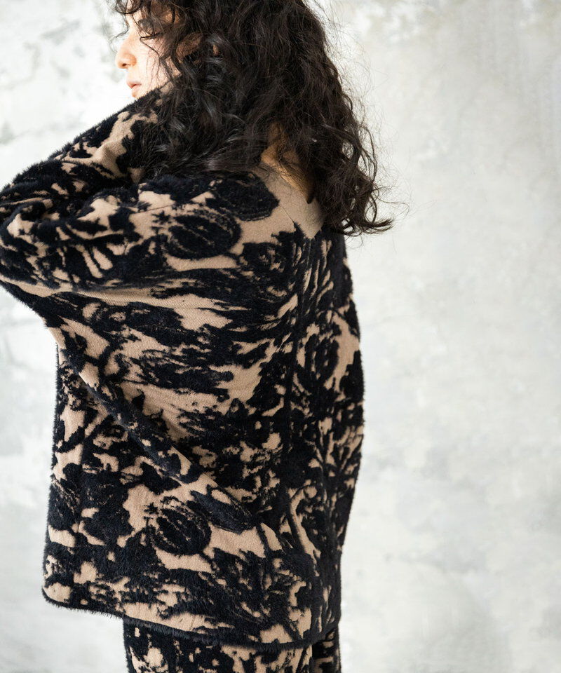  「2WAYジャガードニットカーディガン」|ニット・セーター|