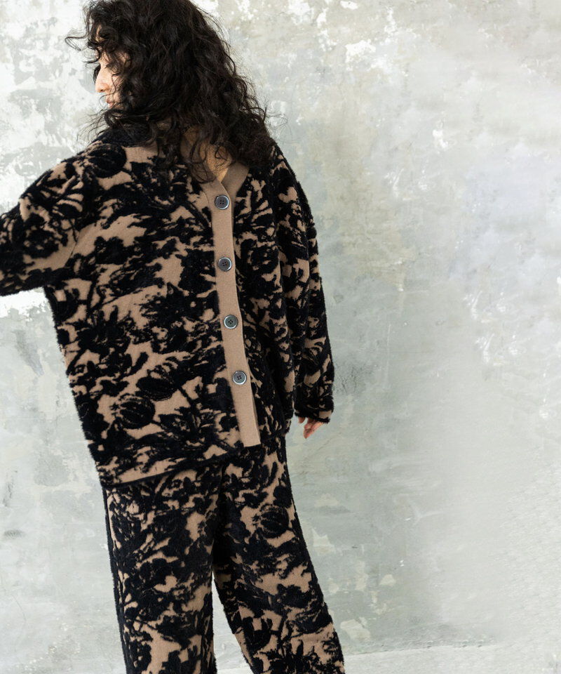  「2WAYジャガードニットカーディガン」|ニット・セーター|