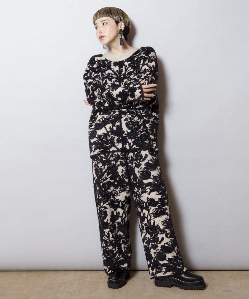  「2WAYジャガードニットカーディガン」|ニット・セーター|