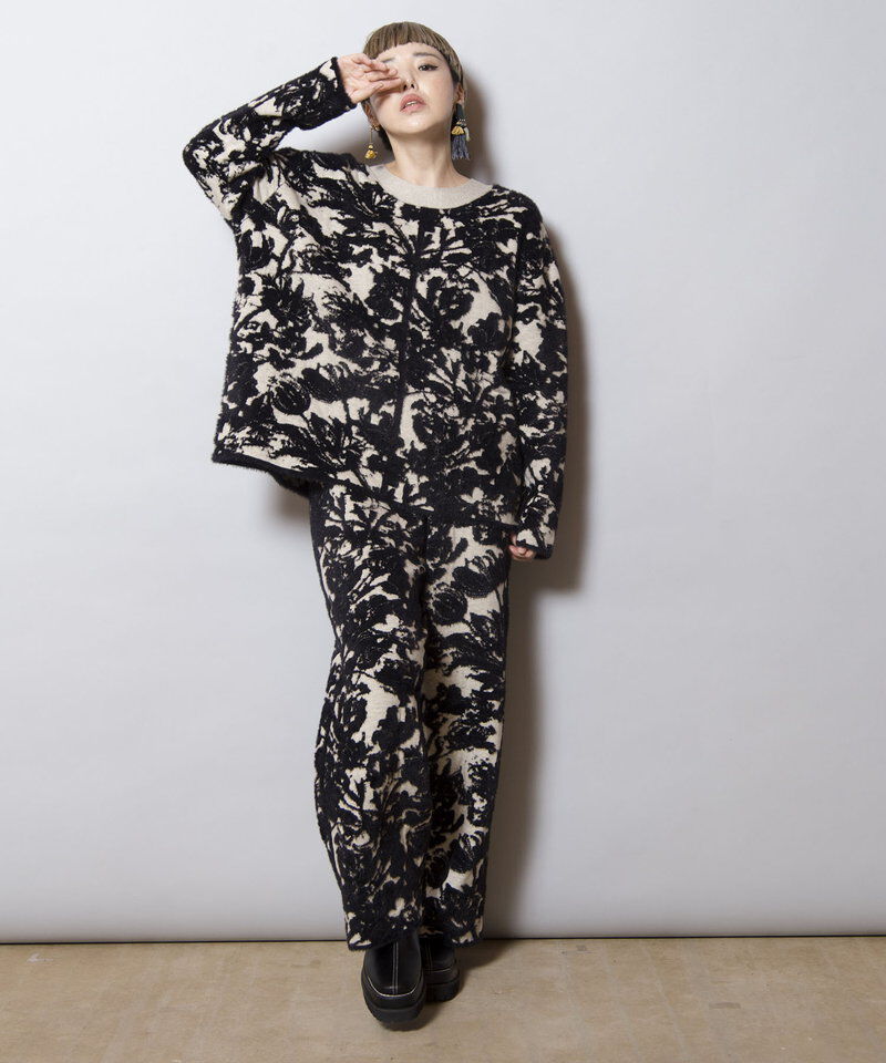  「2WAYジャガードニットカーディガン」|ニット・セーター|