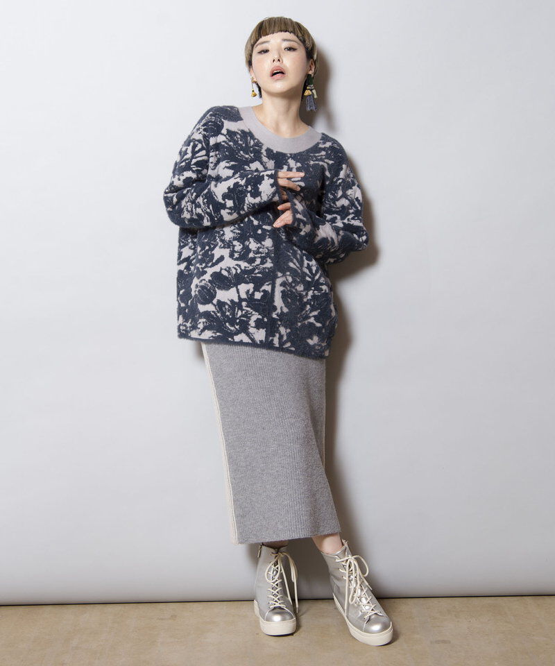  「2WAYジャガードニットカーディガン」|ニット・セーター|