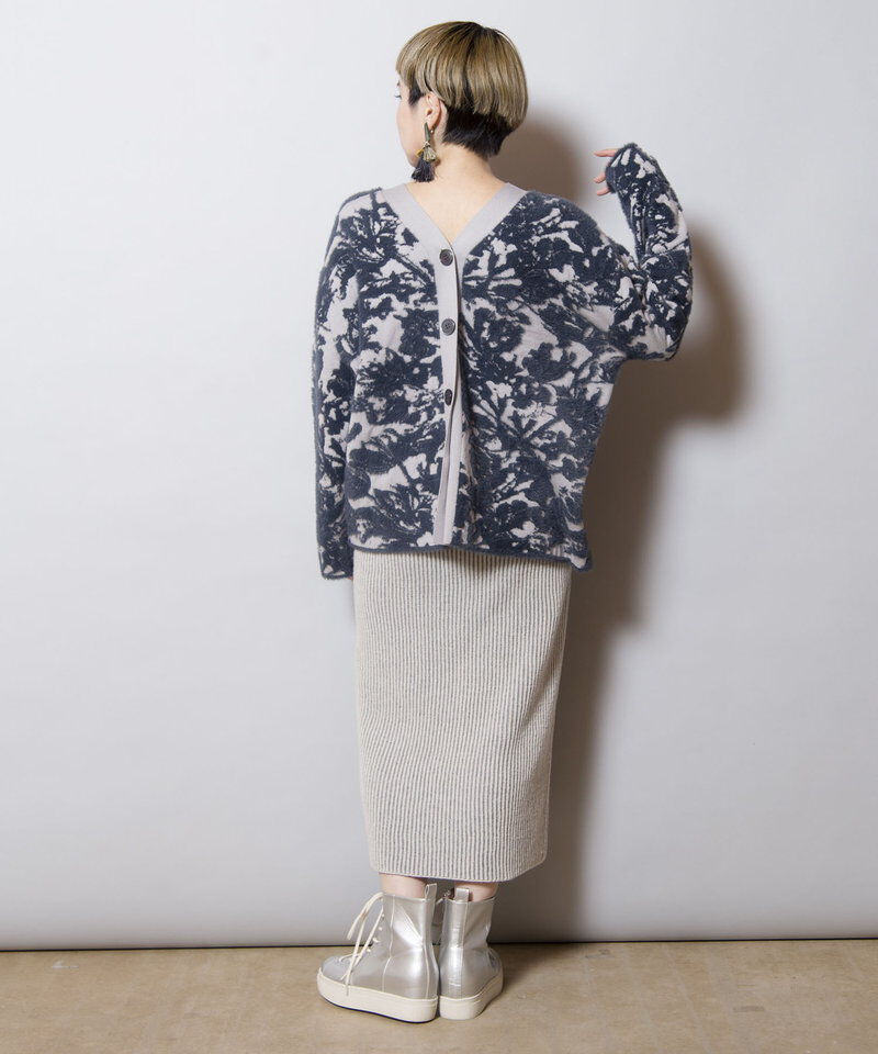  「2WAYジャガードニットカーディガン」|ニット・セーター|
