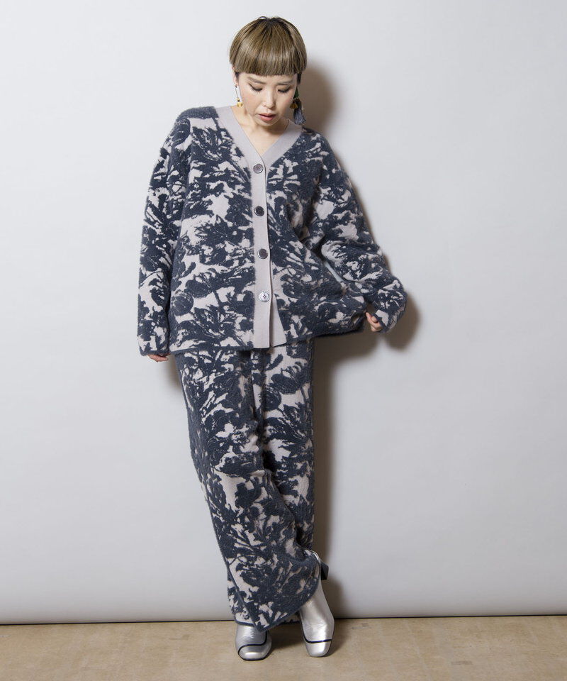  「2WAYジャガードニットカーディガン」|ニット・セーター|