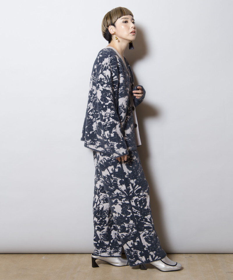  「2WAYジャガードニットカーディガン」|ニット・セーター|