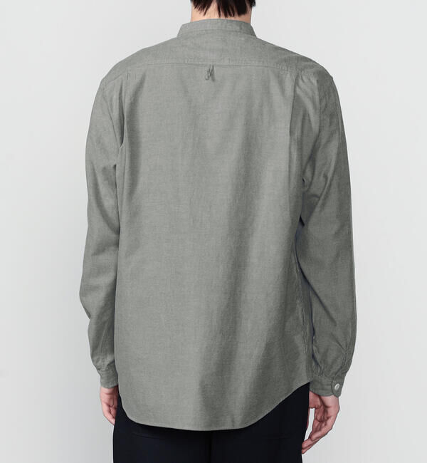 DANTON「DANTON | コットンフランネル バンドカラーシャツ MEN」|シャツ・ブラウス|