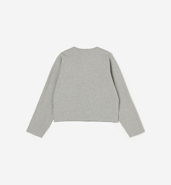 GYMPHLEX「Gymphlex | コットン 長袖ショートカーディガン WOMEN」|カーディガン|