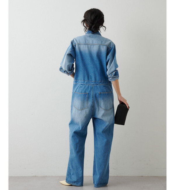  「デニムジャンプスーツ」|ワンピース|