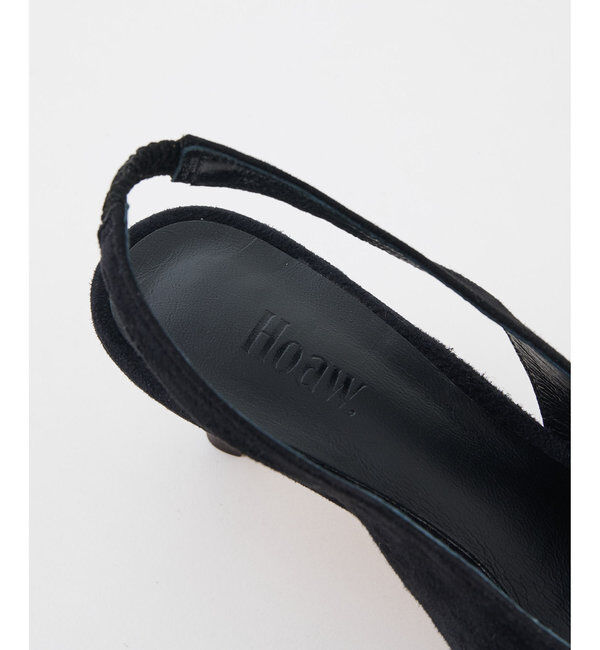 Hoaw.「【Hoaw.】スリングバッグスエードパンプス」|パンプス|