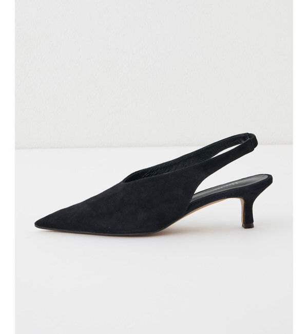 Hoaw.「【Hoaw.】スリングバッグスエードパンプス」|パンプス|